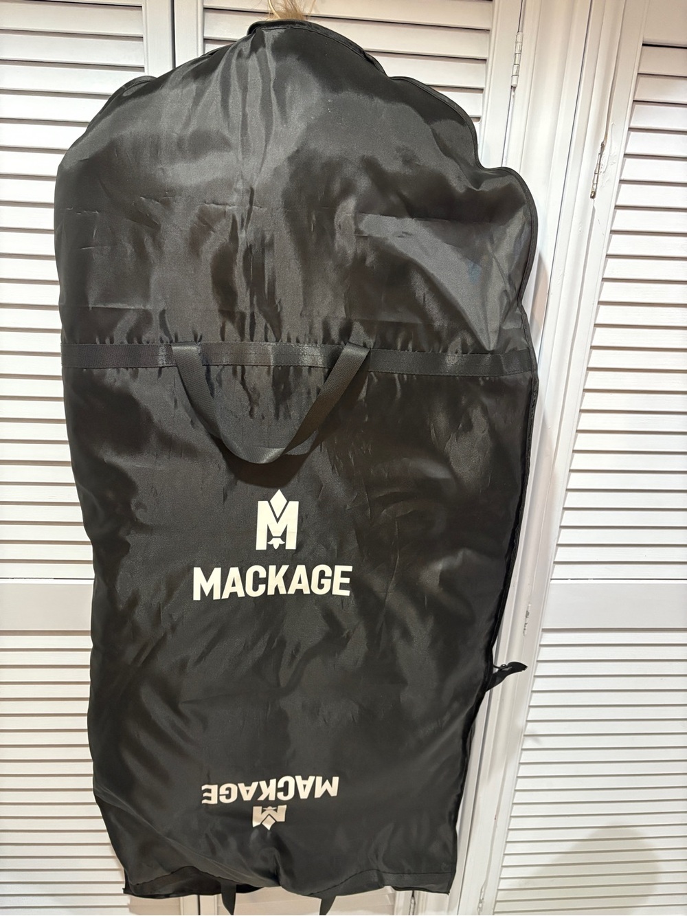 Mackage Black Puffer Coat with Golden Brown Faux Fur Trim - Picture 14 of 17